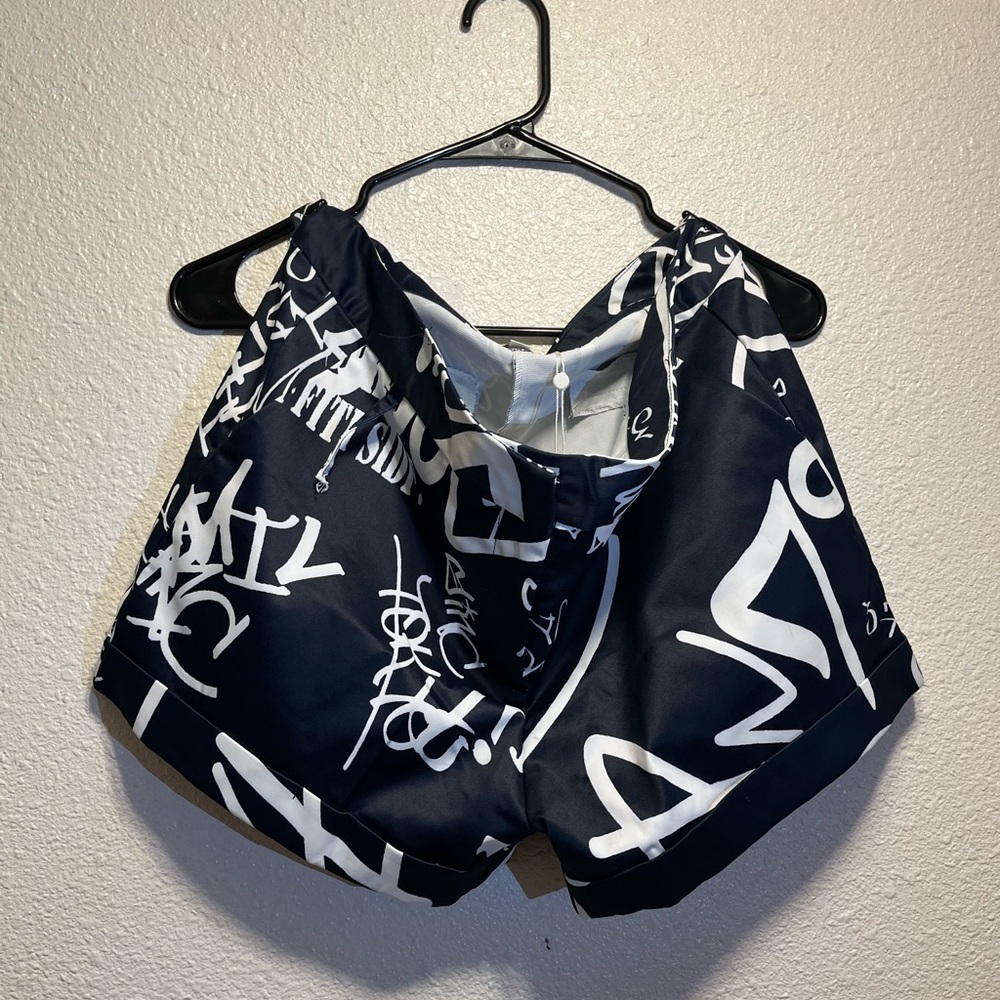 Stylish Black and White Women's Shorts